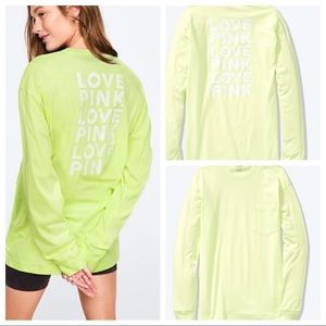 Vs pink campus shirt